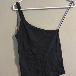 We the Free never worn black one shoulder tank